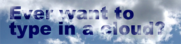 Floating in the clouds