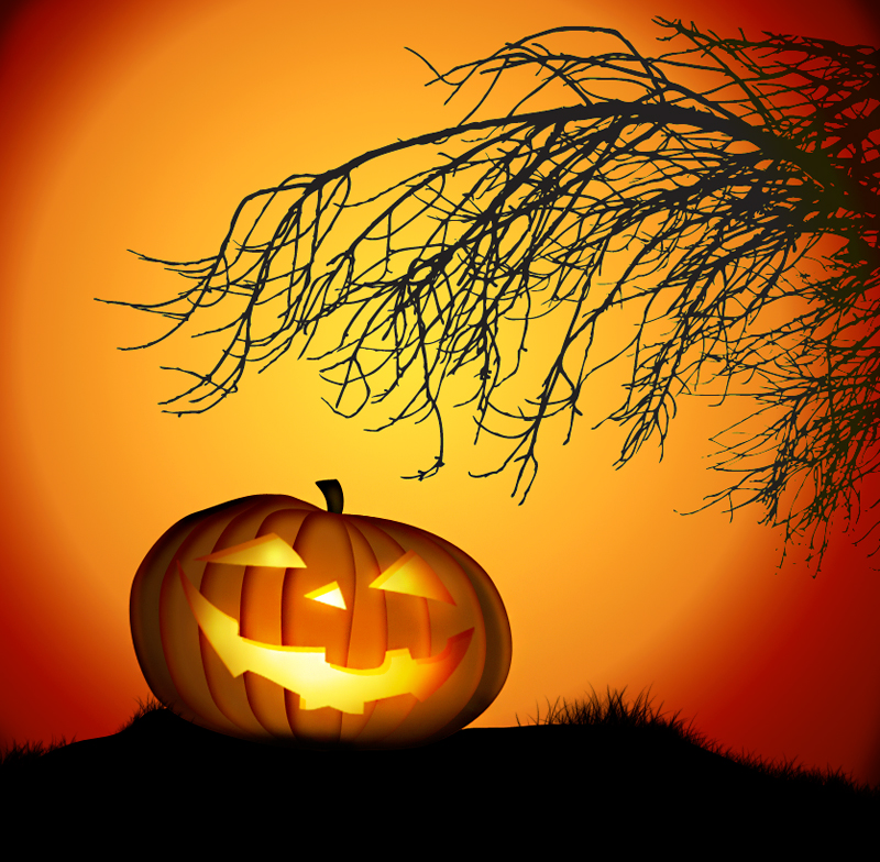 How to draw a vector-based jack o’lantern in Photoshop with shape layers
