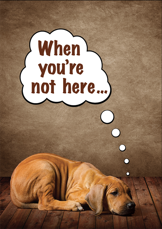 Tutorial on making a thought bubble, new card design & and a puppy