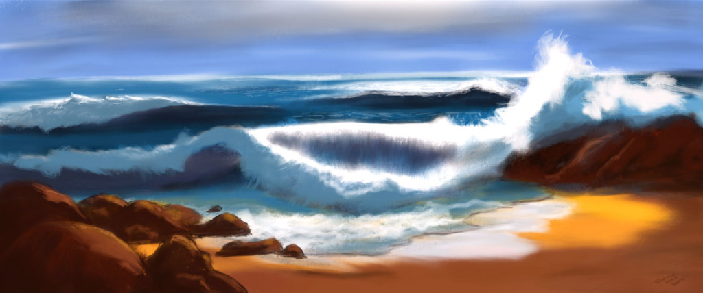 Oceanscape painting