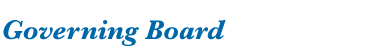 Governing Governing Board 